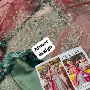 alnoor design by gulal luxury net maxi